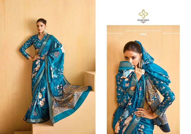 Alice By Shubh Shree Tusser Silk Designer Sarees Wholesalers In Delhi